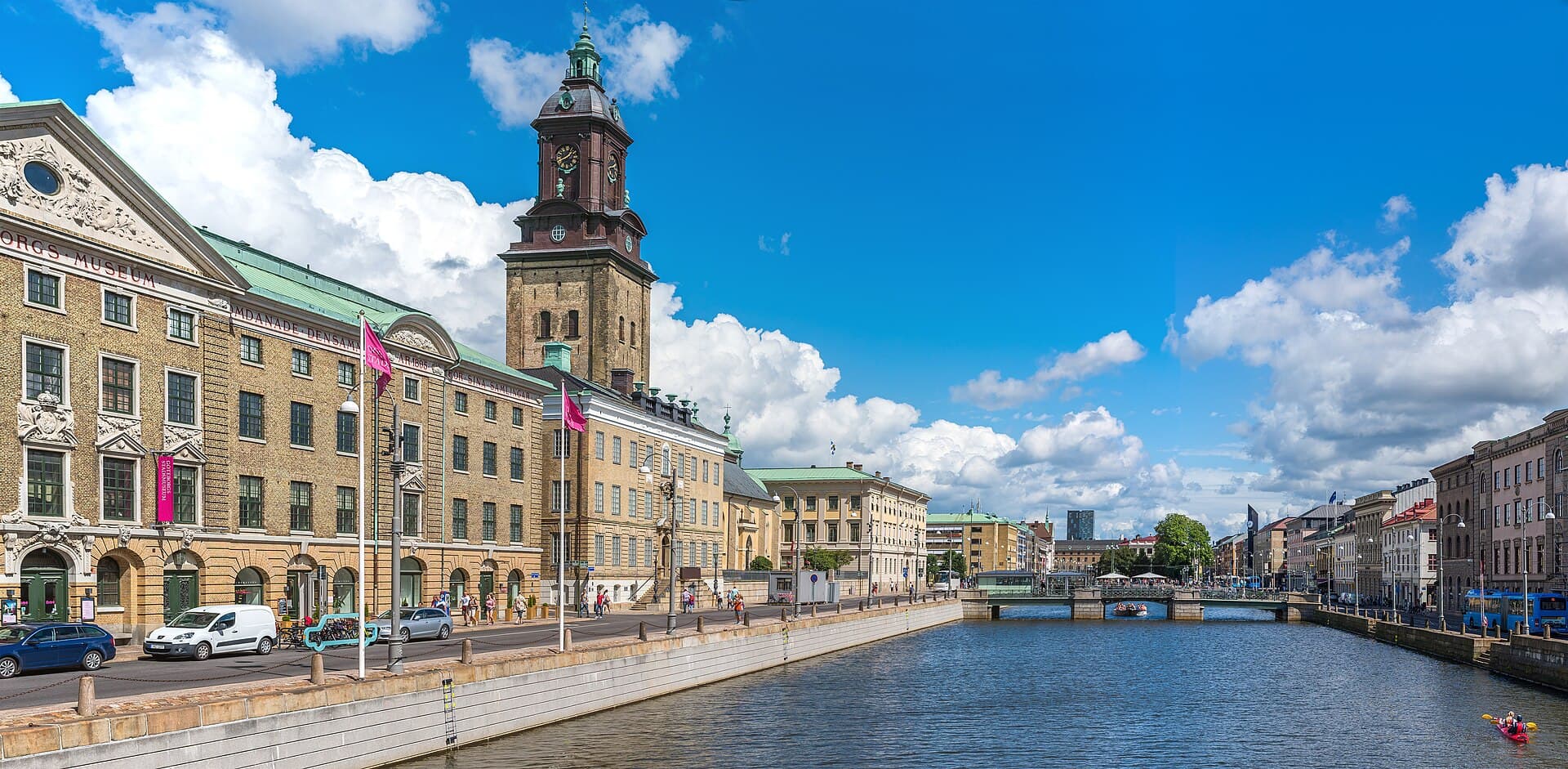 Gothenburg city view in Sweden.
